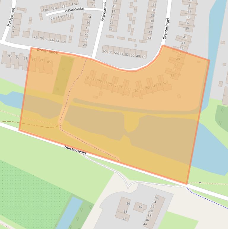 Kaart van postcodegebied 6835HH.