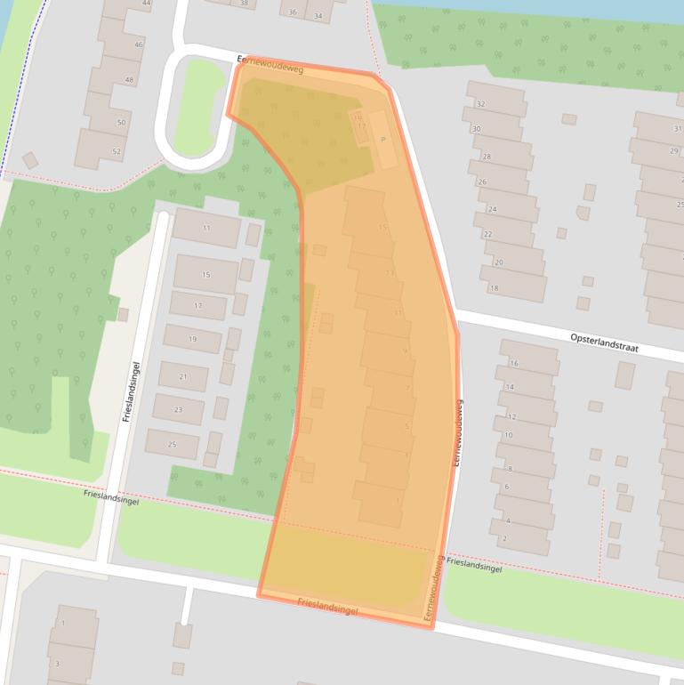 Kaart van postcodegebied 6835JE.