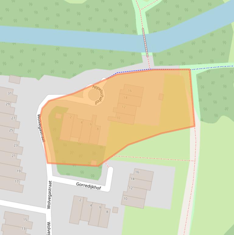 Kaart van postcodegebied 6835JK.
