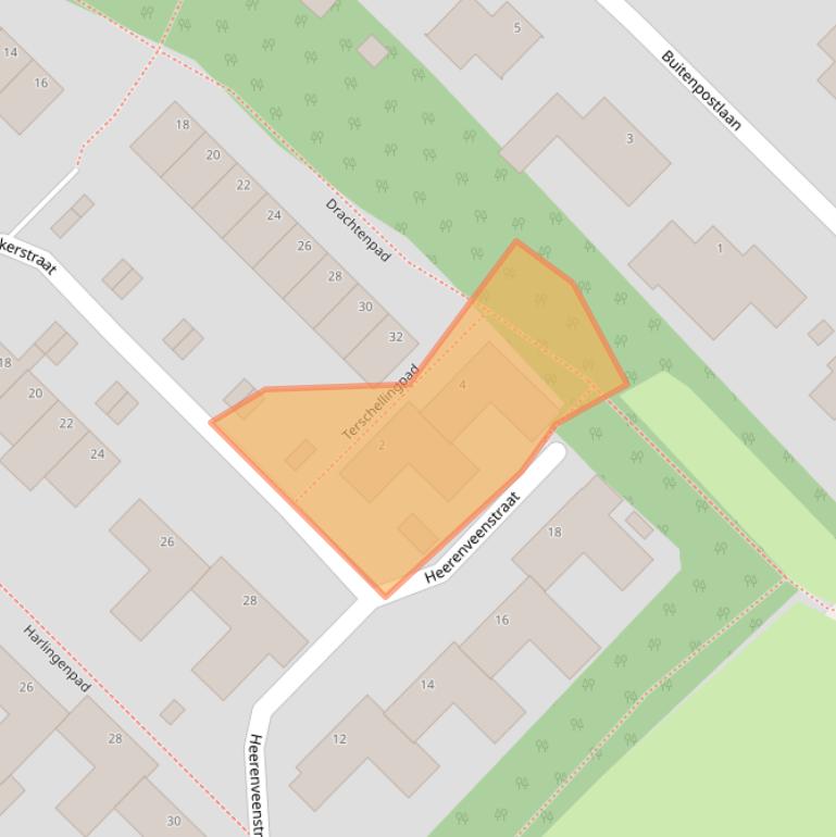 Kaart van postcodegebied 6835KD.