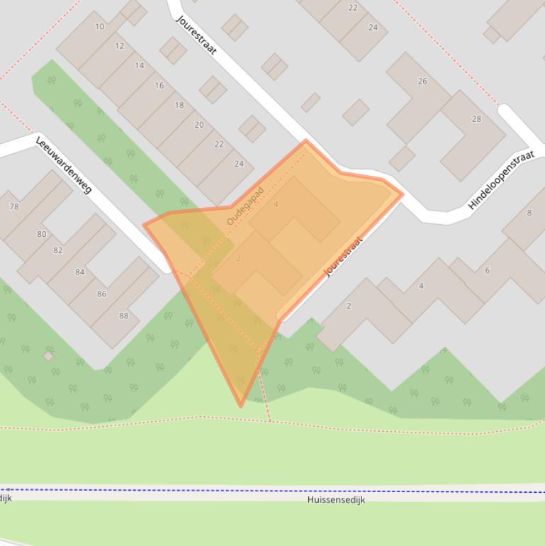 Kaart van postcodegebied 6835KV.