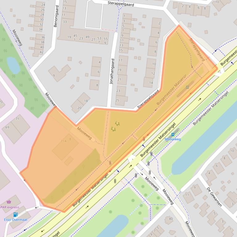 Kaart van postcodegebied 6836AD.