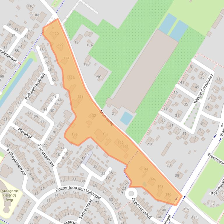 Kaart van postcodegebied 6836AK.