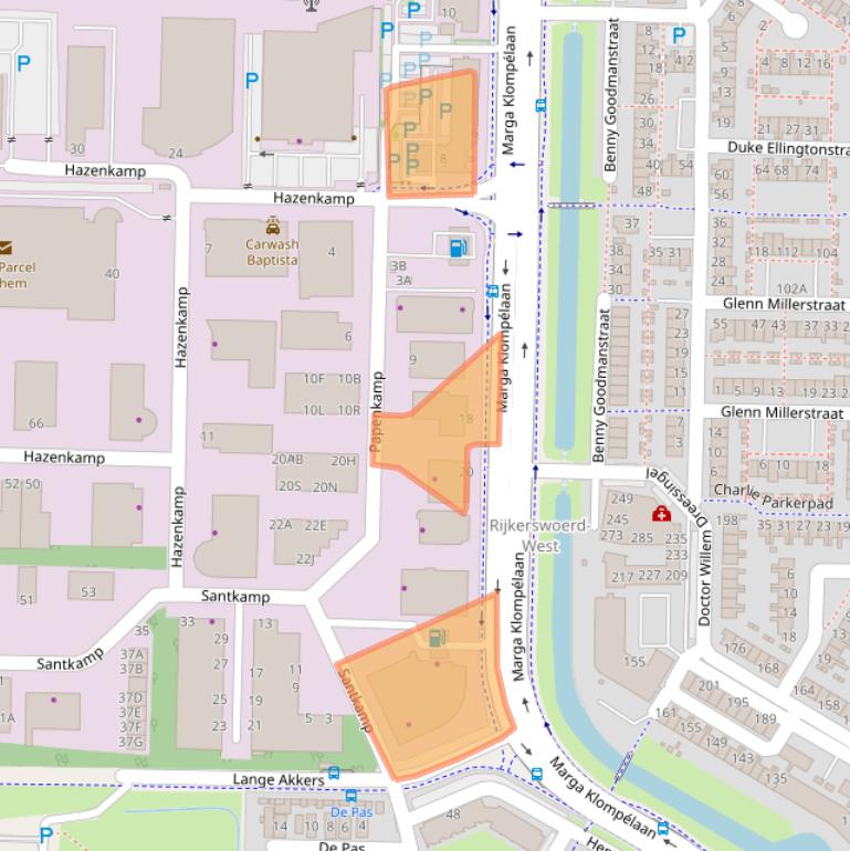 Kaart van postcodegebied 6836BH.