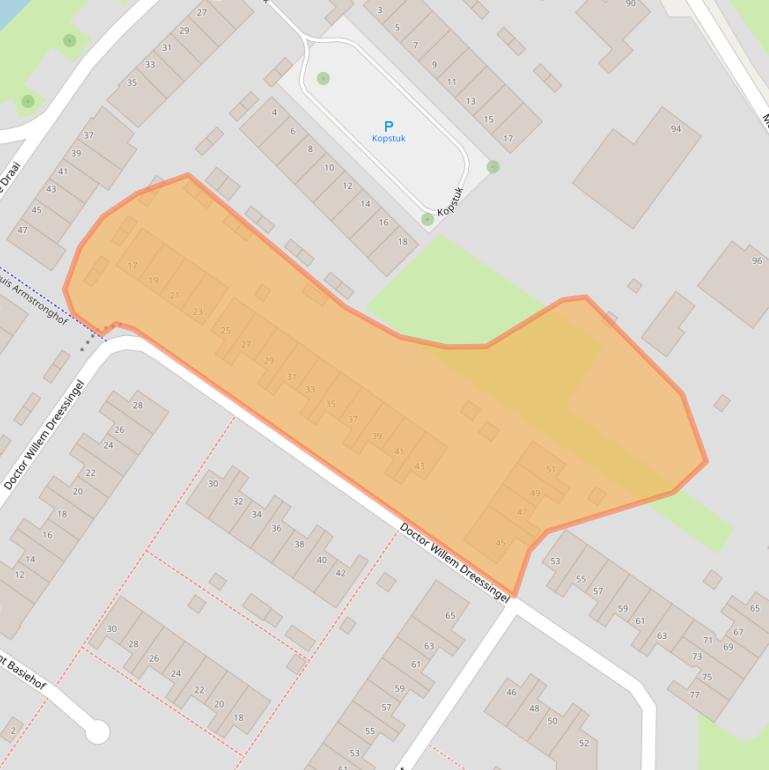 Kaart van postcodegebied 6836CN.