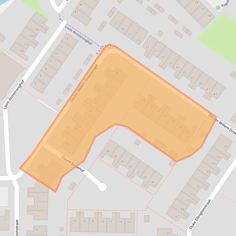 Kaart van postcodegebied 6836CT.