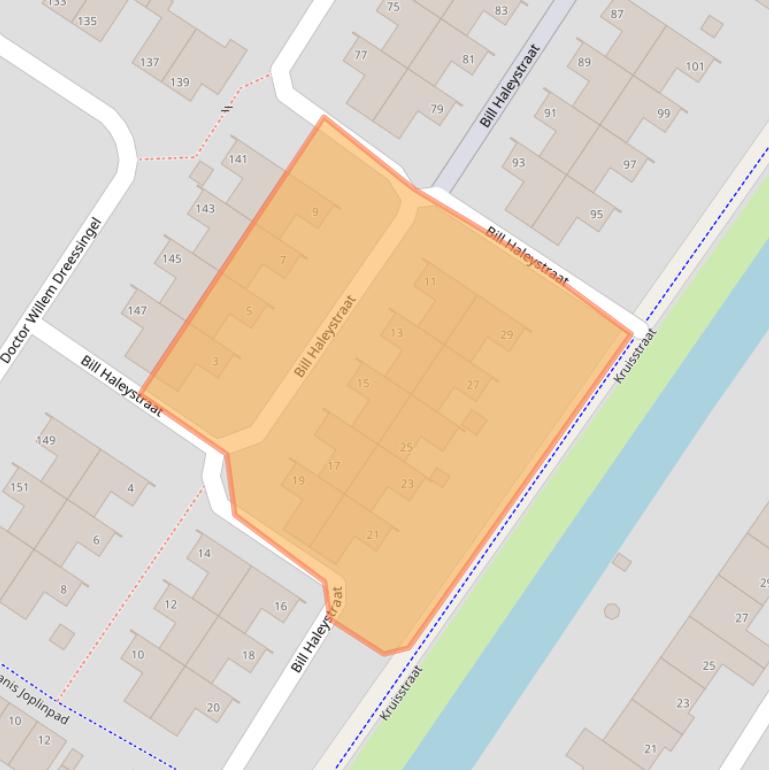 Kaart van postcodegebied 6836DD.