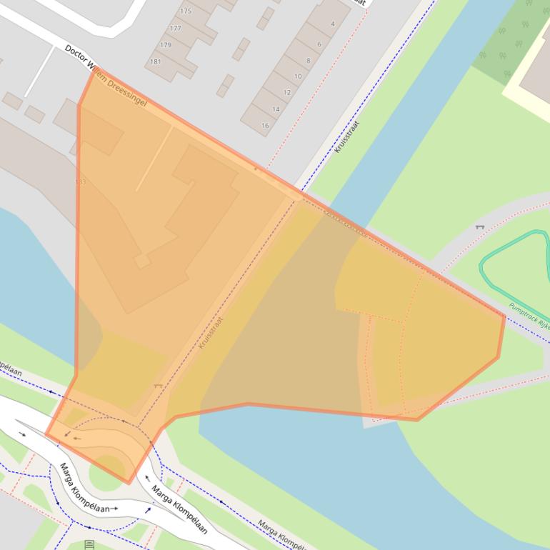 Kaart van postcodegebied 6836DL.