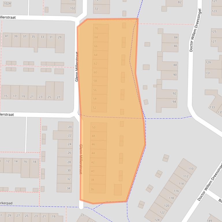 Kaart van postcodegebied 6836DW.