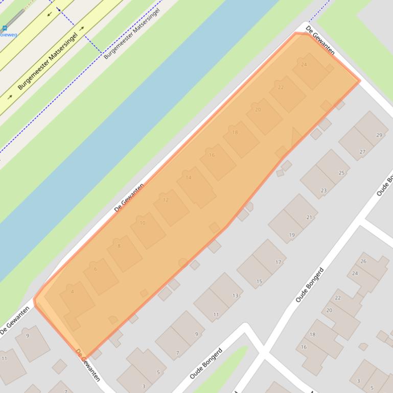 Kaart van postcodegebied 6836EB.