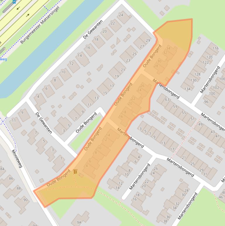 Kaart van postcodegebied 6836ED.