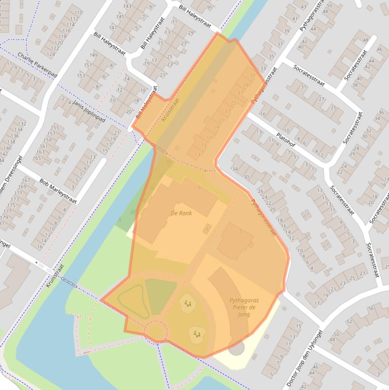 Kaart van postcodegebied 6836GA.