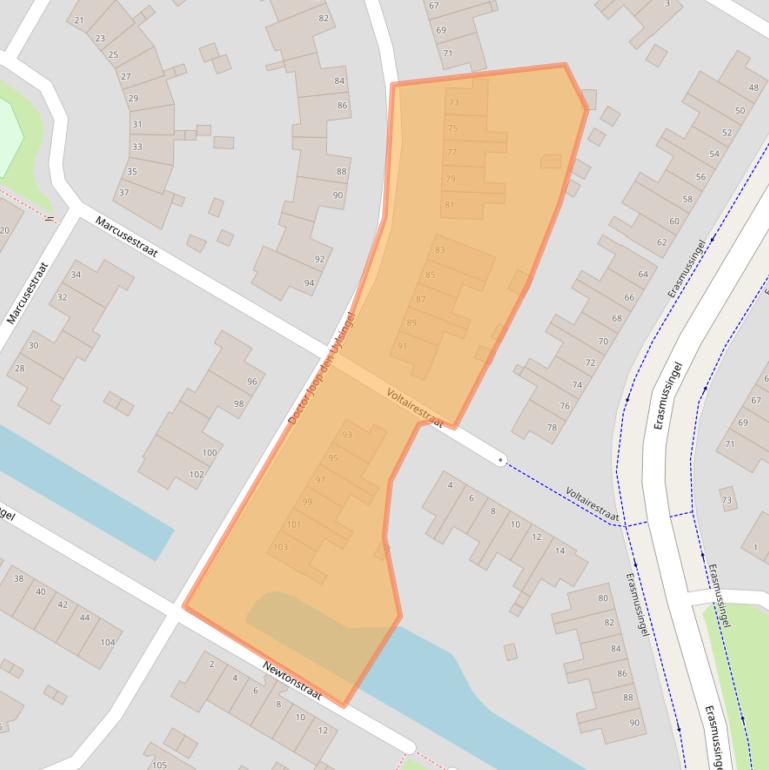 Kaart van postcodegebied 6836GM.