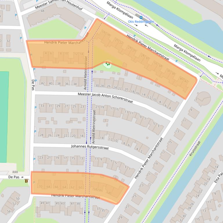 Kaart van postcodegebied 6836HG.