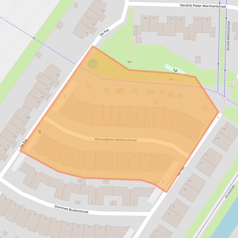 Kaart van postcodegebied 6836HK.