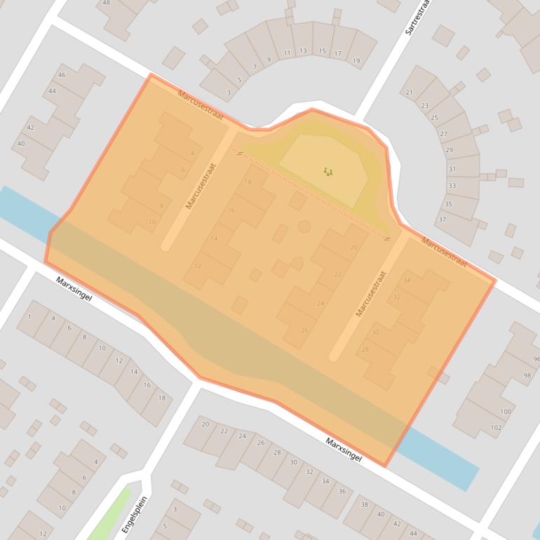 Kaart van postcodegebied 6836JB.