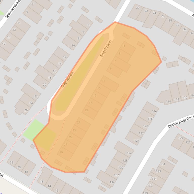 Kaart van postcodegebied 6836JE.