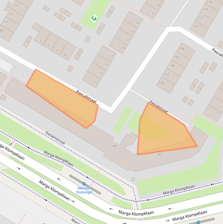 Kaart van postcodegebied 6836JL.