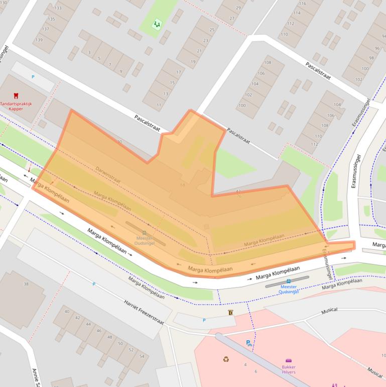 Kaart van postcodegebied 6836JM.