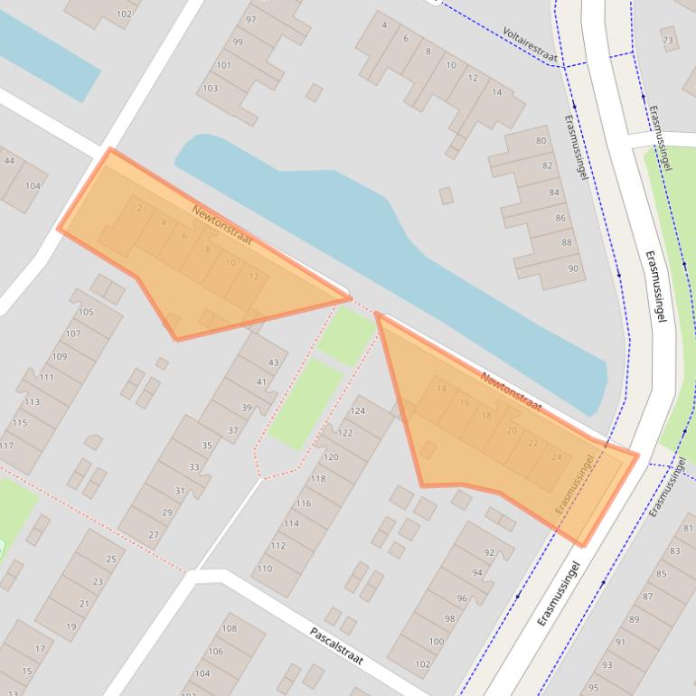 Kaart van postcodegebied 6836JR.