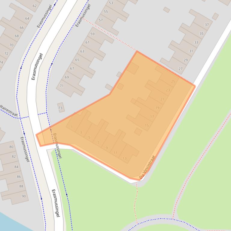 Kaart van postcodegebied 6836KC.