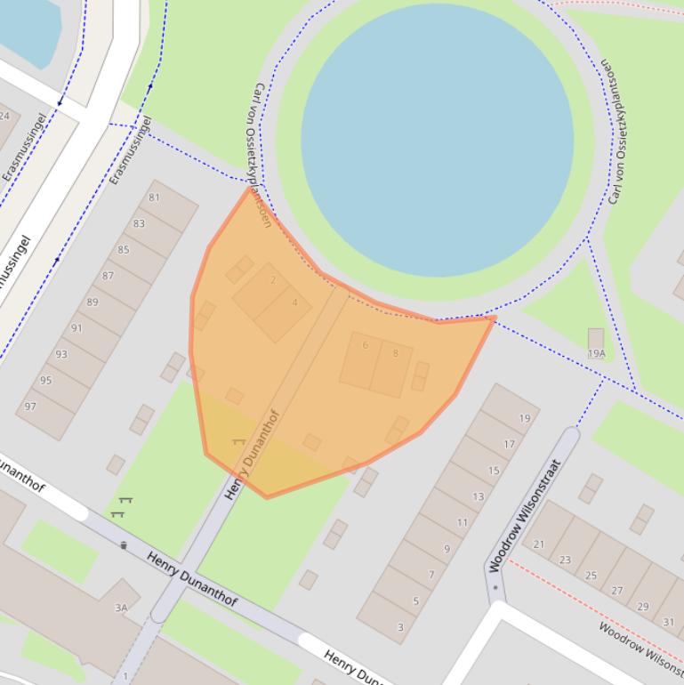 Kaart van postcodegebied 6836KE.