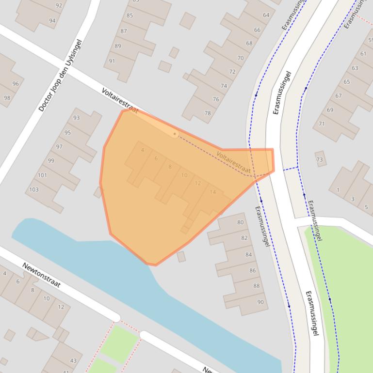 Kaart van postcodegebied 6836KG.