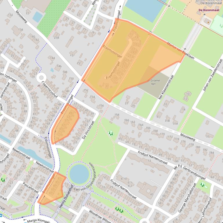 Kaart van postcodegebied 6836KJ.