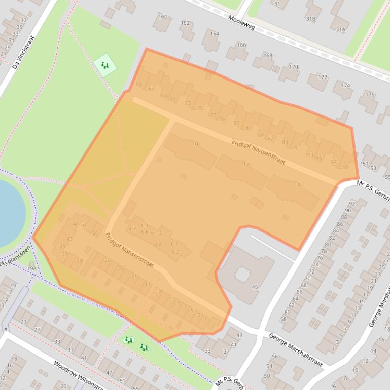 Kaart van postcodegebied 6836KV.