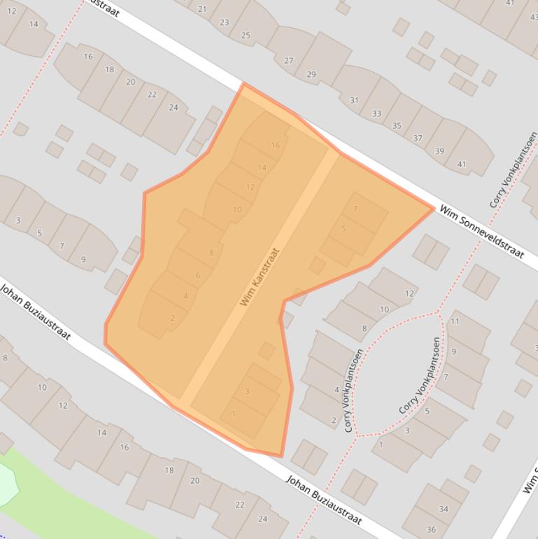 Kaart van postcodegebied 6836ME.