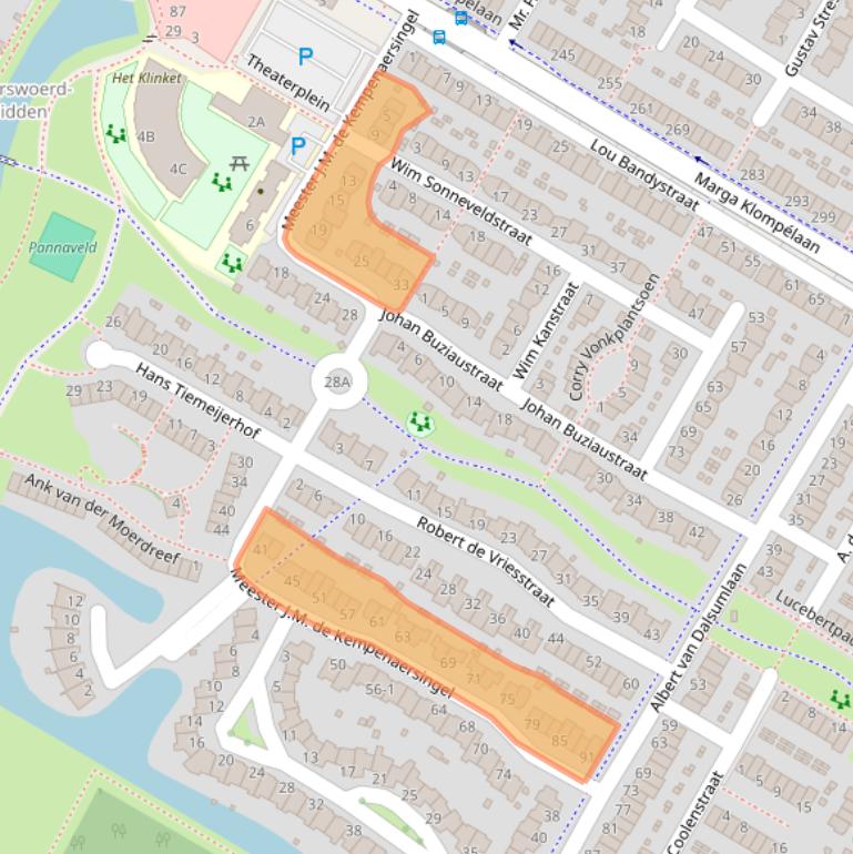 Kaart van postcodegebied 6836MJ.