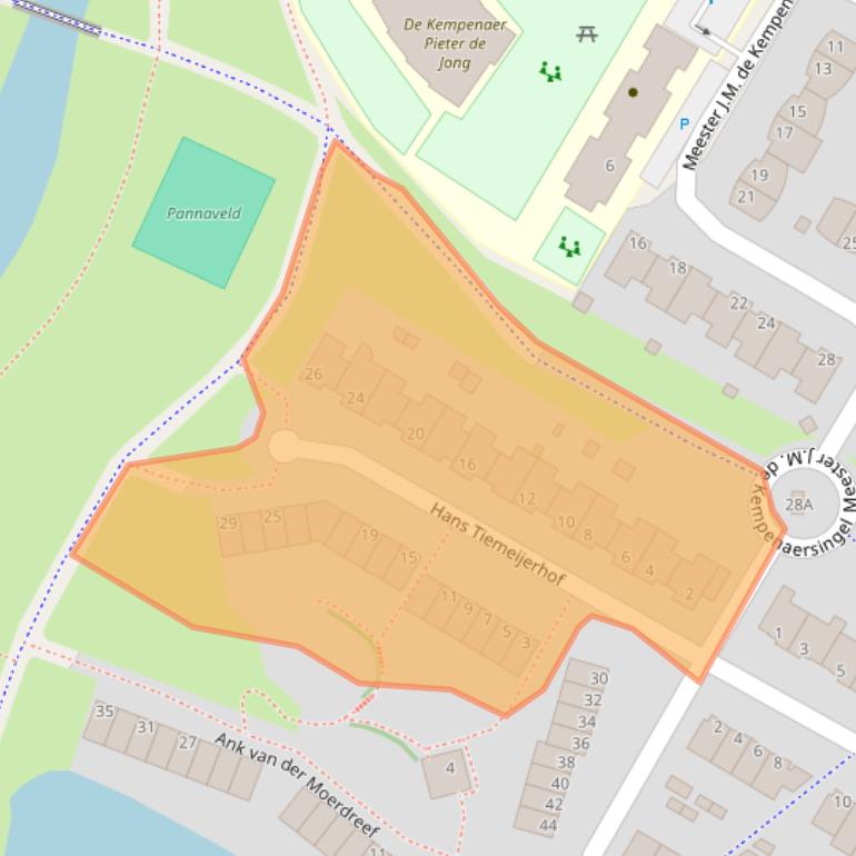 Kaart van postcodegebied 6836MK.