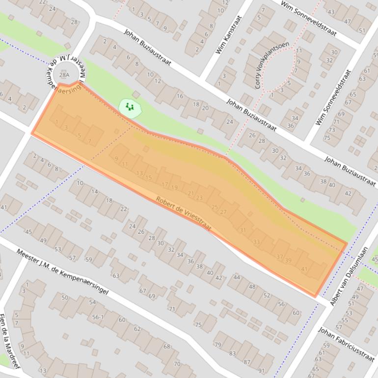 Kaart van postcodegebied 6836ML.