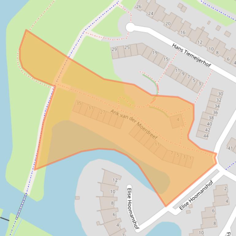 Kaart van postcodegebied 6836MP.