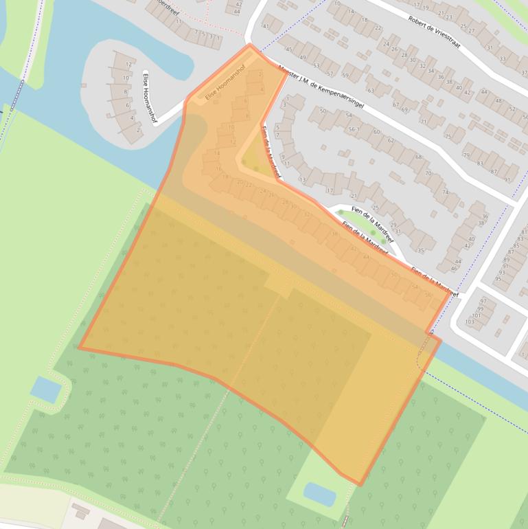 Kaart van postcodegebied 6836MT.