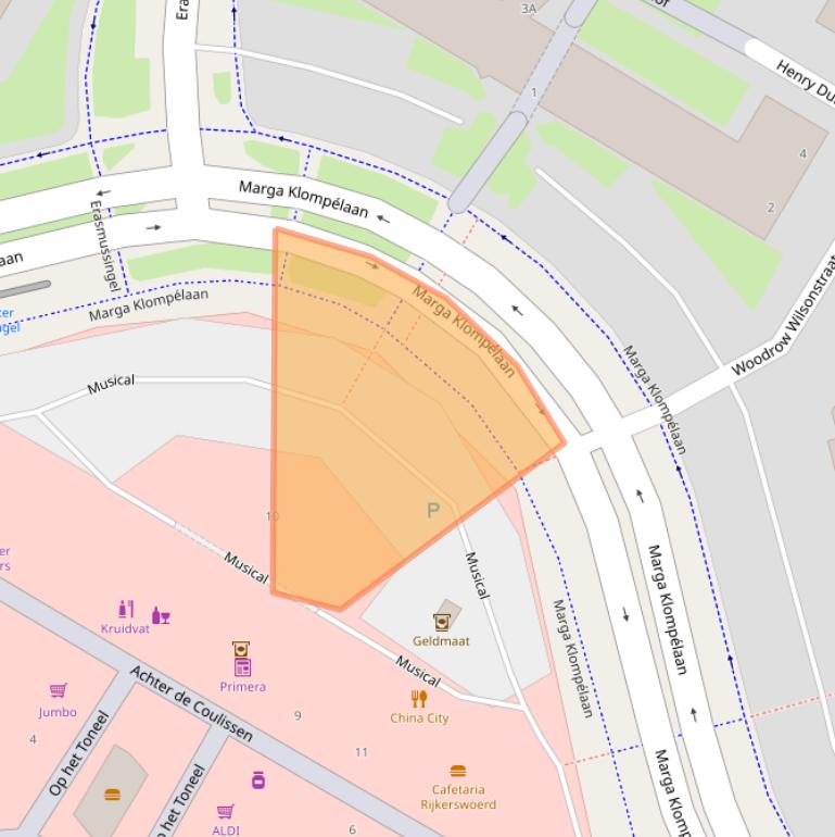 Kaart van postcodegebied 6836NB.