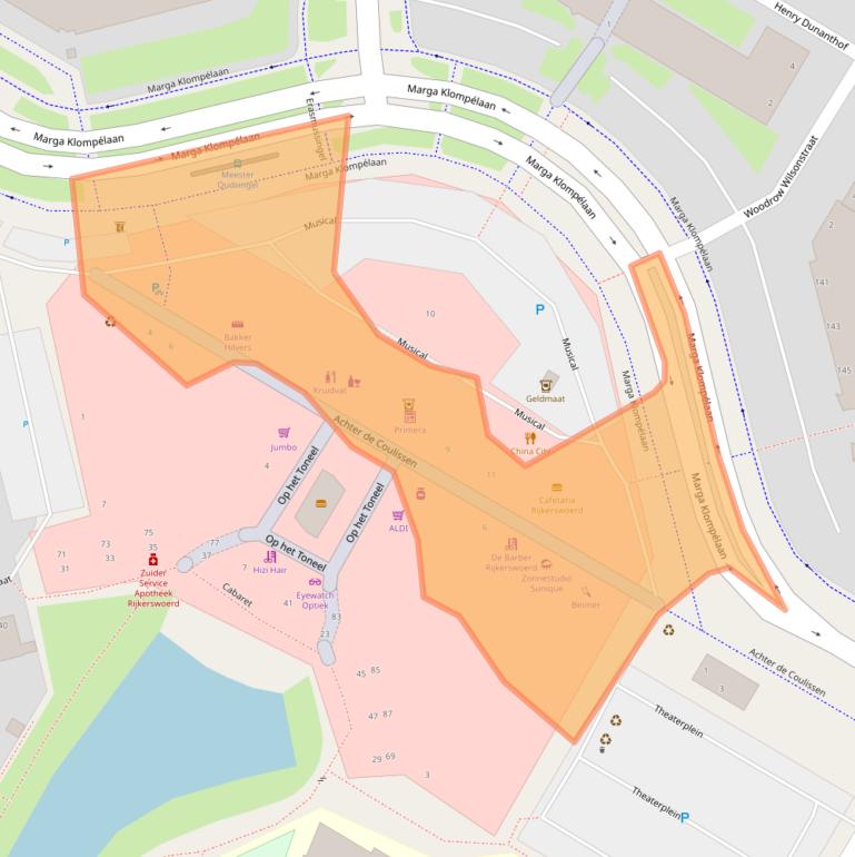 Kaart van postcodegebied 6836NC.