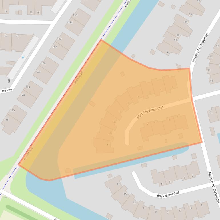 Kaart van postcodegebied 6836PB.