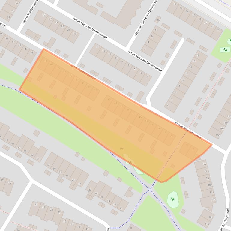 Kaart van postcodegebied 6836RA.