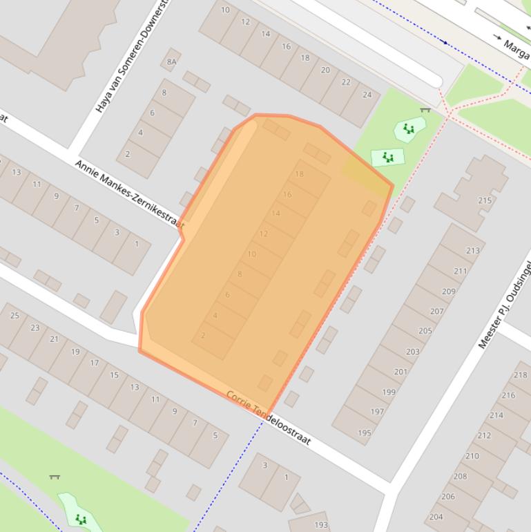 Kaart van postcodegebied 6836RD.