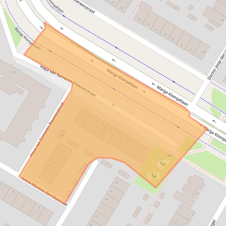 Kaart van postcodegebied 6836RE.