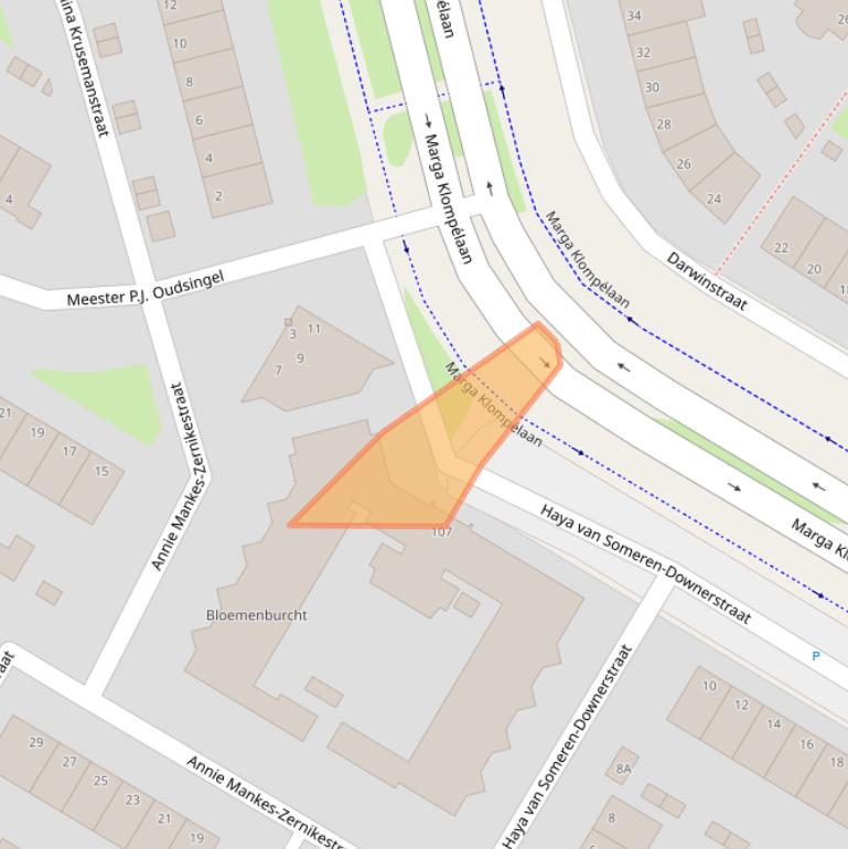 Kaart van postcodegebied 6836RH.