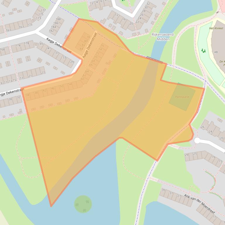 Kaart van postcodegebied 6836RN.