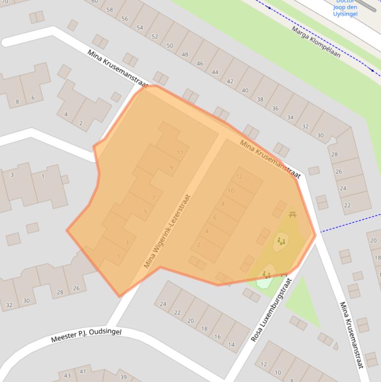 Kaart van postcodegebied 6836RV.