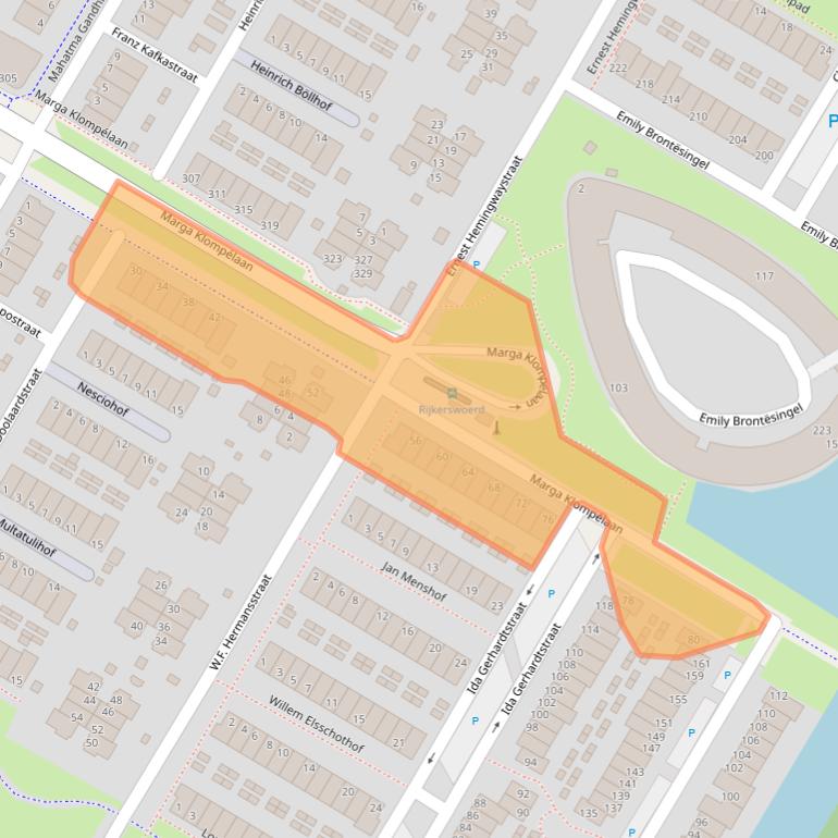 Kaart van postcodegebied 6836SM.