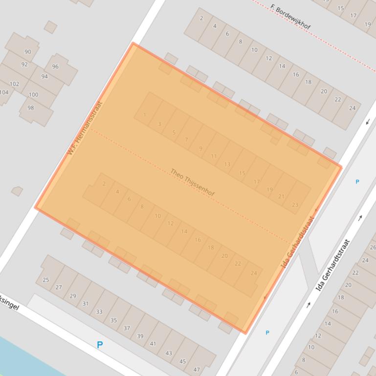 Kaart van postcodegebied 6836SR.