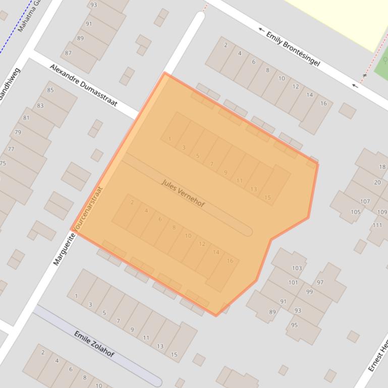 Kaart van postcodegebied 6836TB.