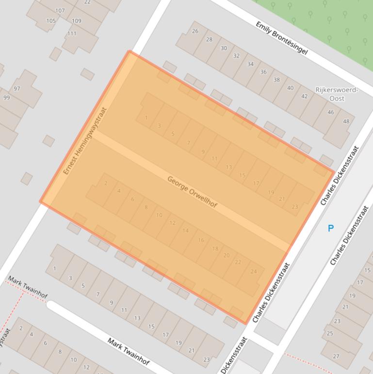 Kaart van postcodegebied 6836TL.