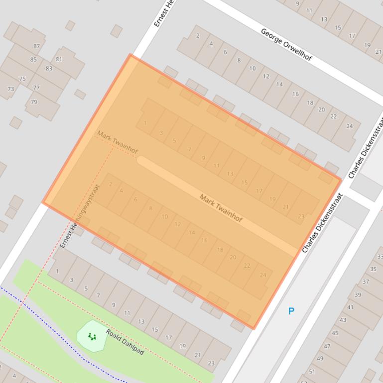 Kaart van postcodegebied 6836TM.