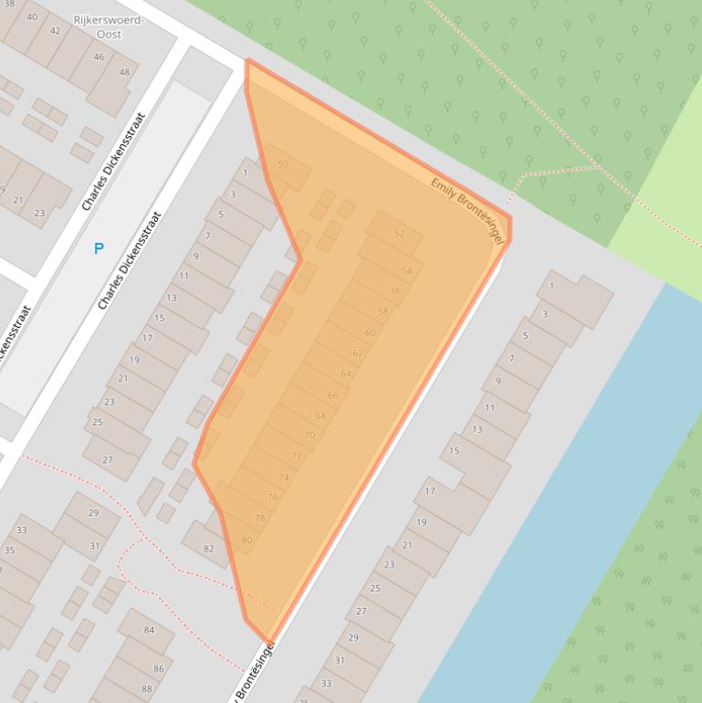 Kaart van postcodegebied 6836TW.